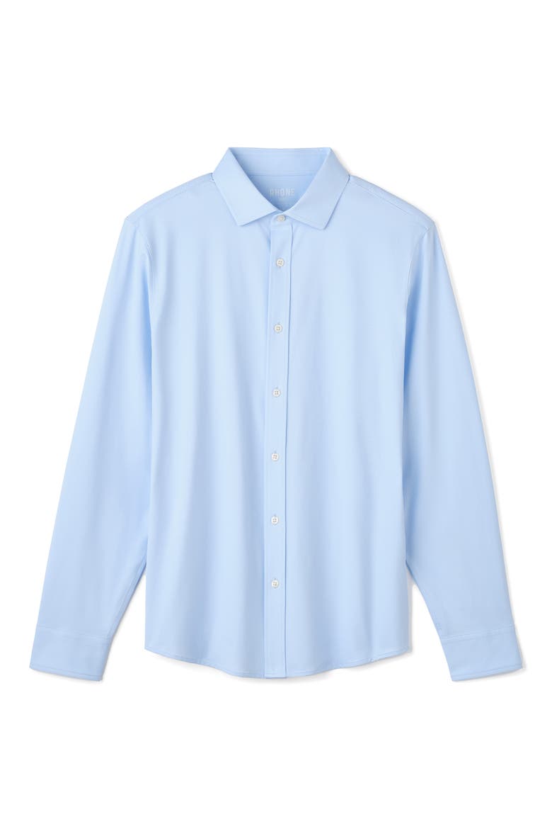 Commuter Slim Fit Performance Button-Up Shirt, Alternate, color, BUSINESS BLUE