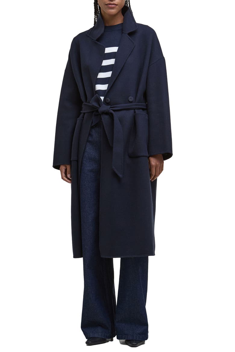 Rachel Wool Blend Coat, Main, color, NAVY