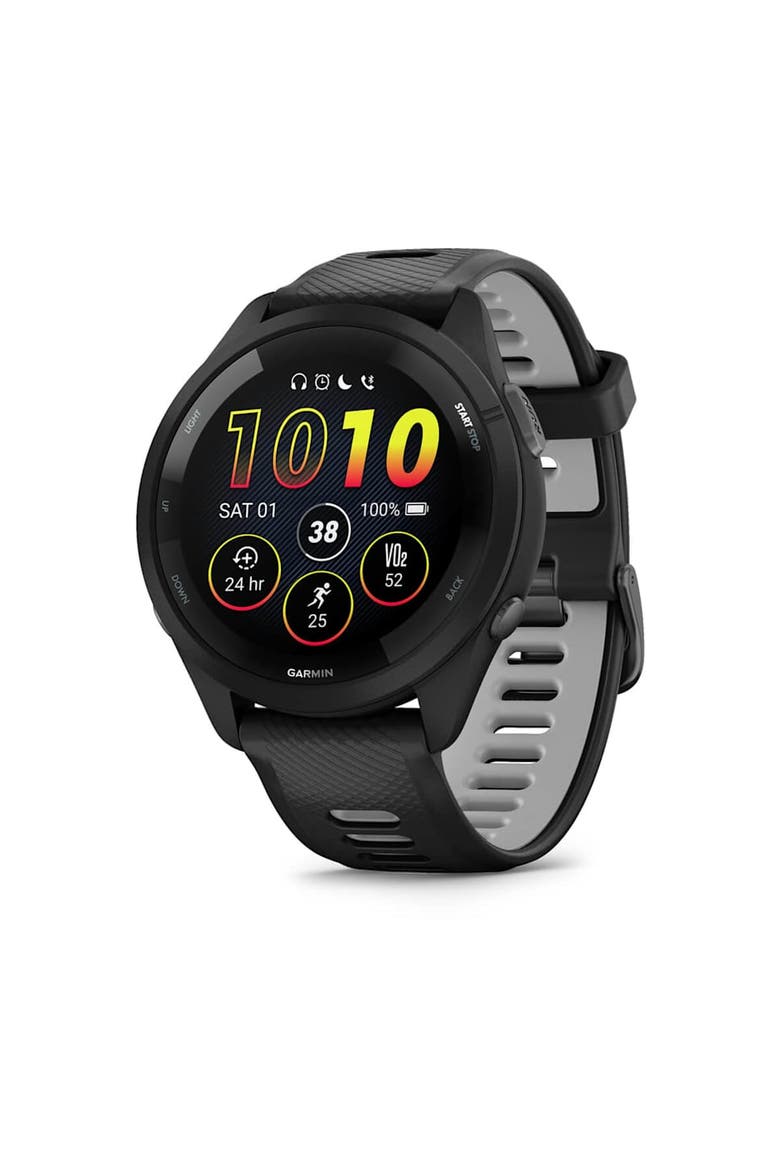 Forerunner 265 Fitness Smartwatch 46mm, Main, color, Black powder gray