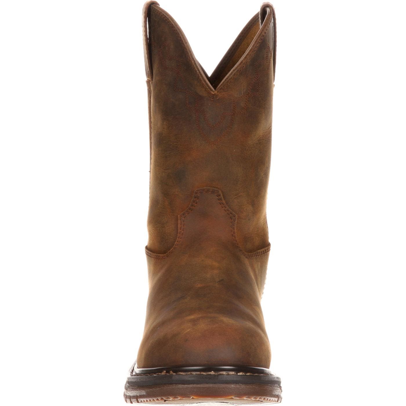 Rocky Ride Roper Western Boot, Alternate, color, Trail Brown