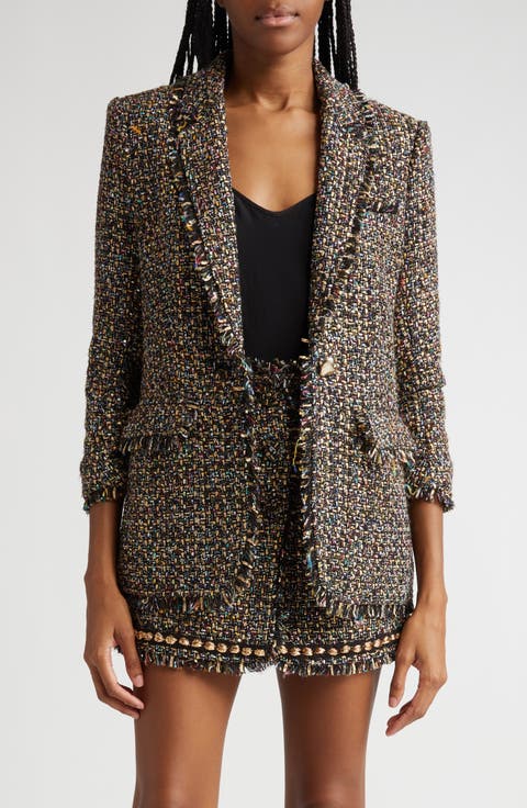 Khloe Confetti Tweed Blazer