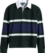 Vintage Havana Kids' Stripe Polo Sweatshirt