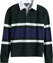 Vintage Havana Kids' Stripe Polo Sweatshirt
