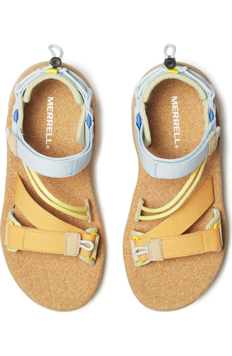 Merrell Speed Fusion Web Strap Hiking Sandal, Alternate, color, Ice Blue