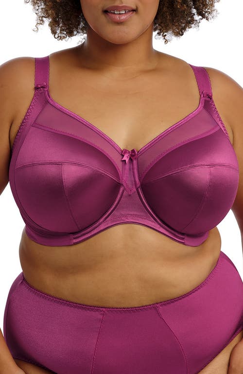 Goddess Keira Full Figure Underwire Bra In Purple