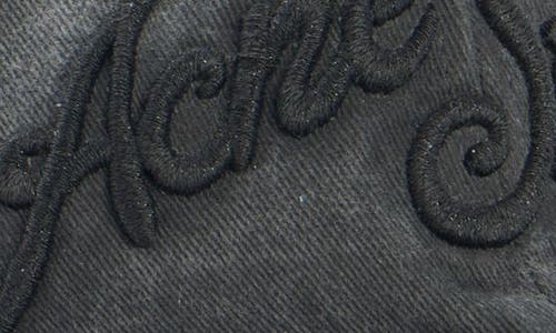 ACNE STUDIOS ACNE STUDIOS TOURIST LOGO EMBROIDERED COTTON TWILL BASEBALL CAP