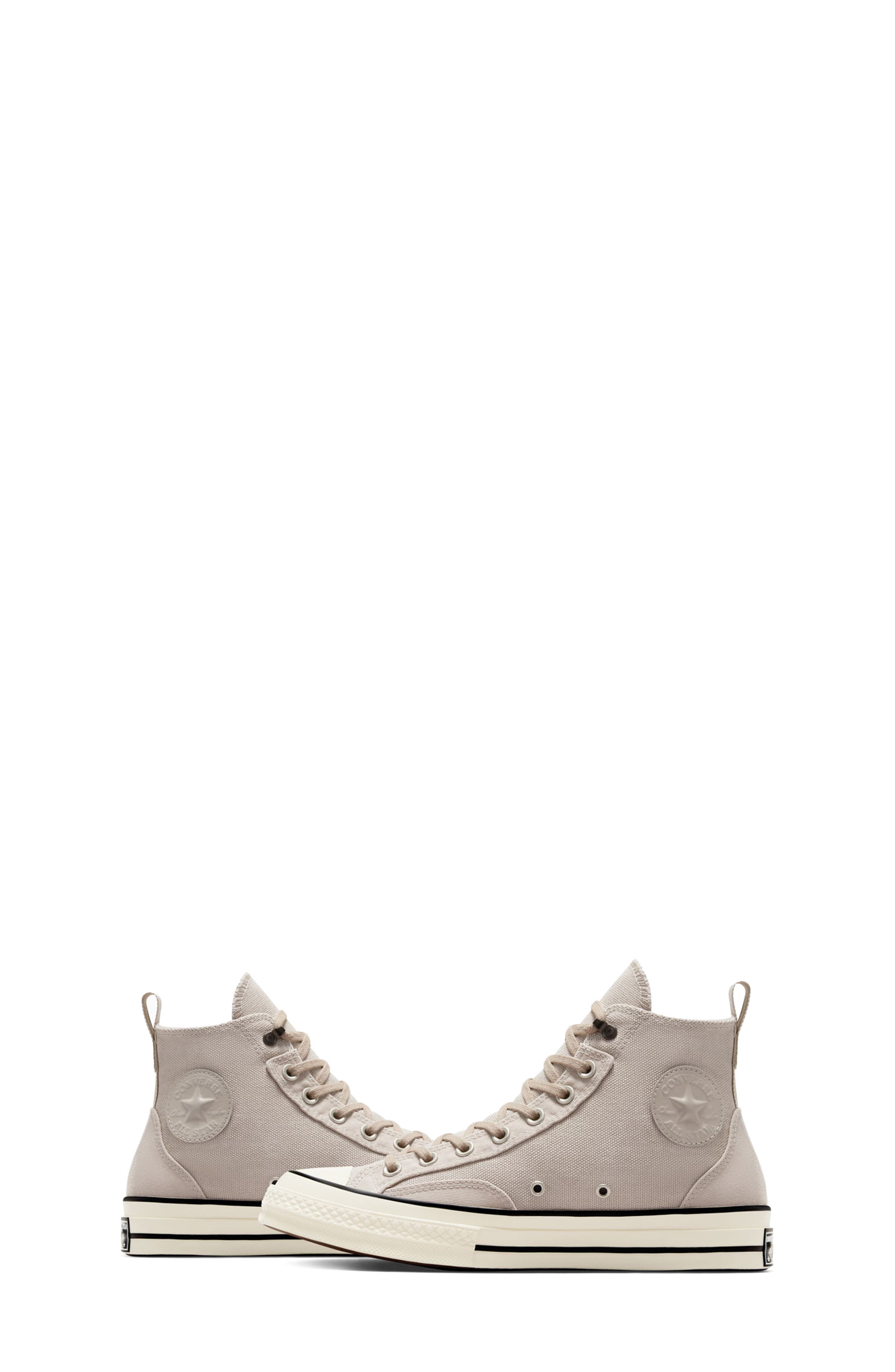 Converse Kids Chuck Taylor<sup>®</sup> All Star<sup>®</sup> 70 High Top Sneaker, Alternate, color, Papyrus/ Papyrus/ Egret