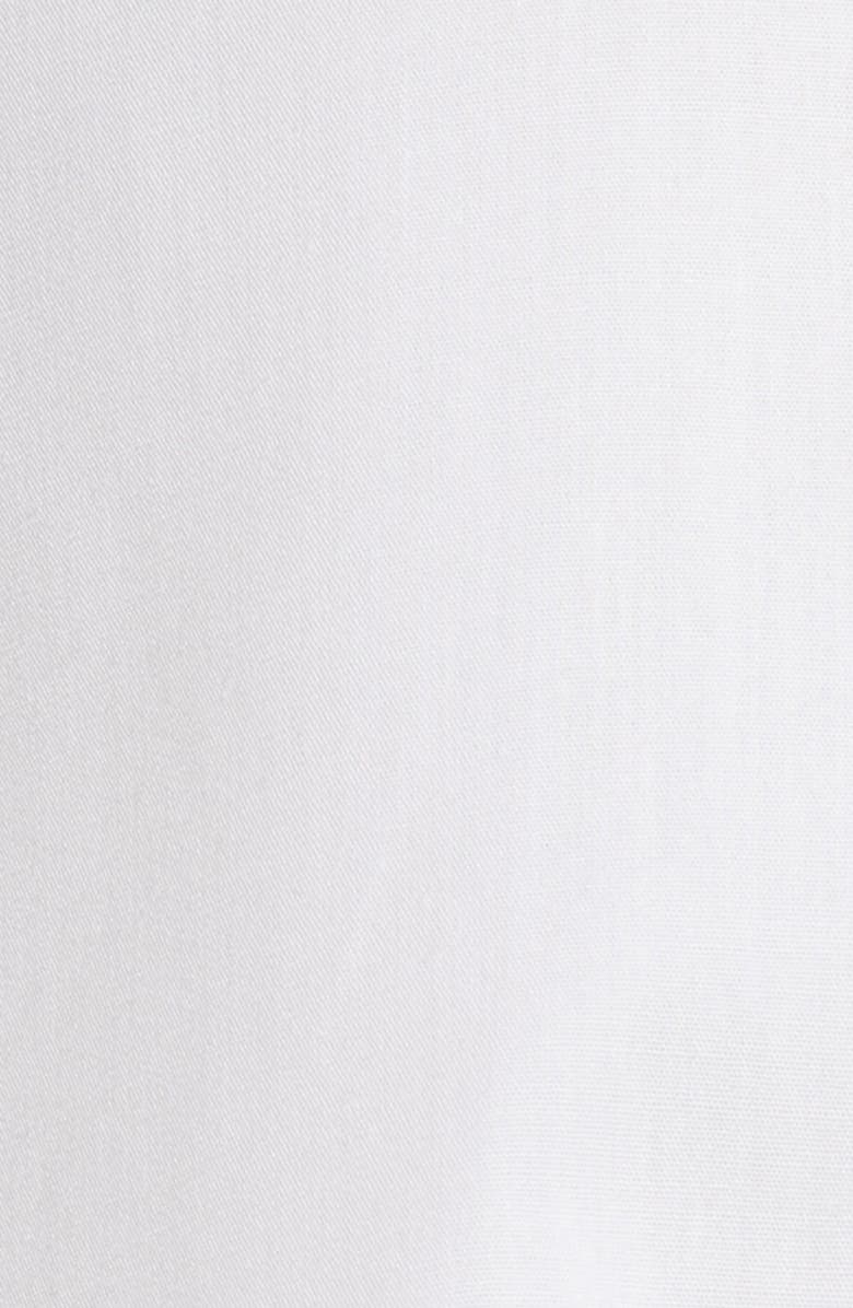 River Island Contrast Print Poplin Cotton Blend Button-Up Shirt, Alternate, color, 