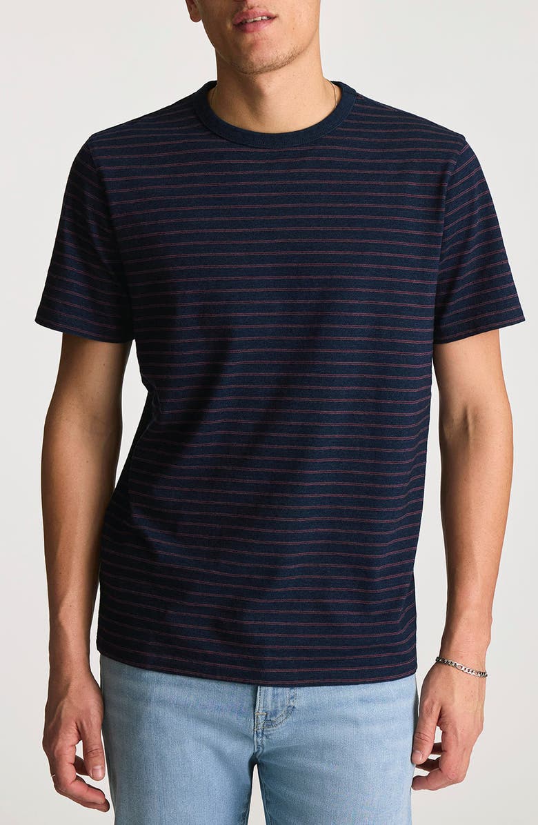 Mavi Jeans Regular Fit Stripe Cotton T-Shirt, Main, color,