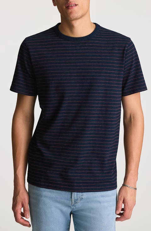 Regular Fit Stripe Cotton T-Shirt