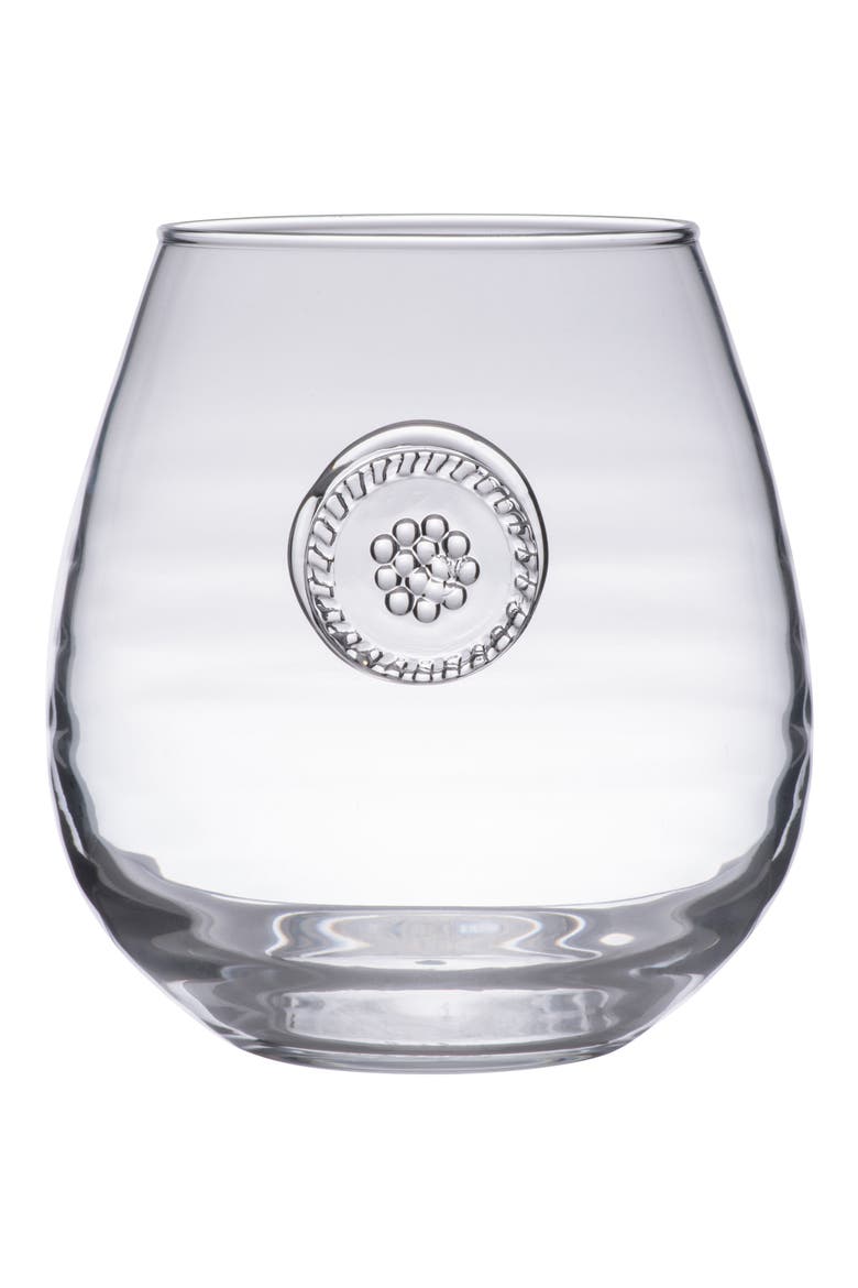 Berry & Thread Stemless Red Wine Glass, Main, color, CLEAR