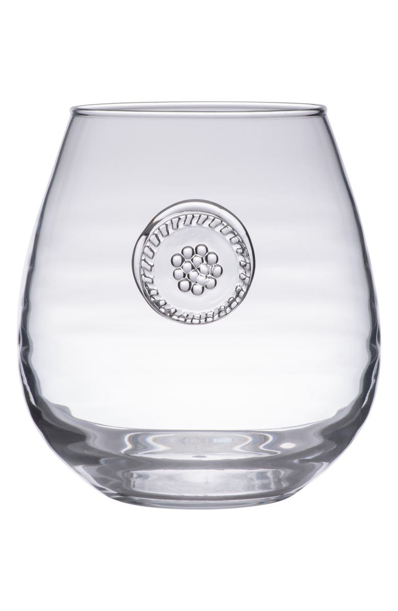 Juliska Berry
Thread Stemless Red Wine Glass, Main, color, Clear