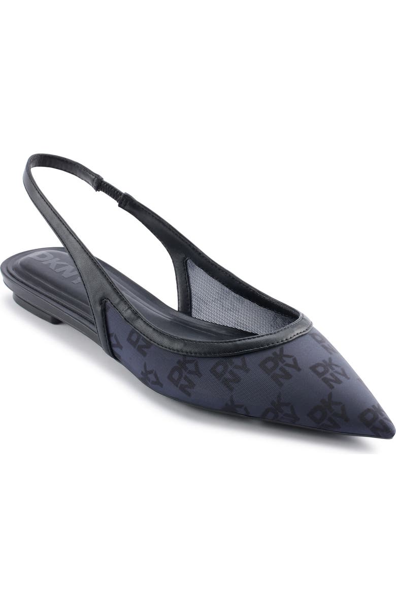 DKNY Millbury Slingback Pointed Toe Flat, Main, color,