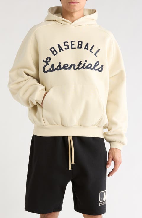 x MLB Embroidered Cotton Blend Fleece Hoodie
