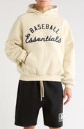 Fear of God Essentials x MLB Embroidered Cotton Blend Fleece Hoodie