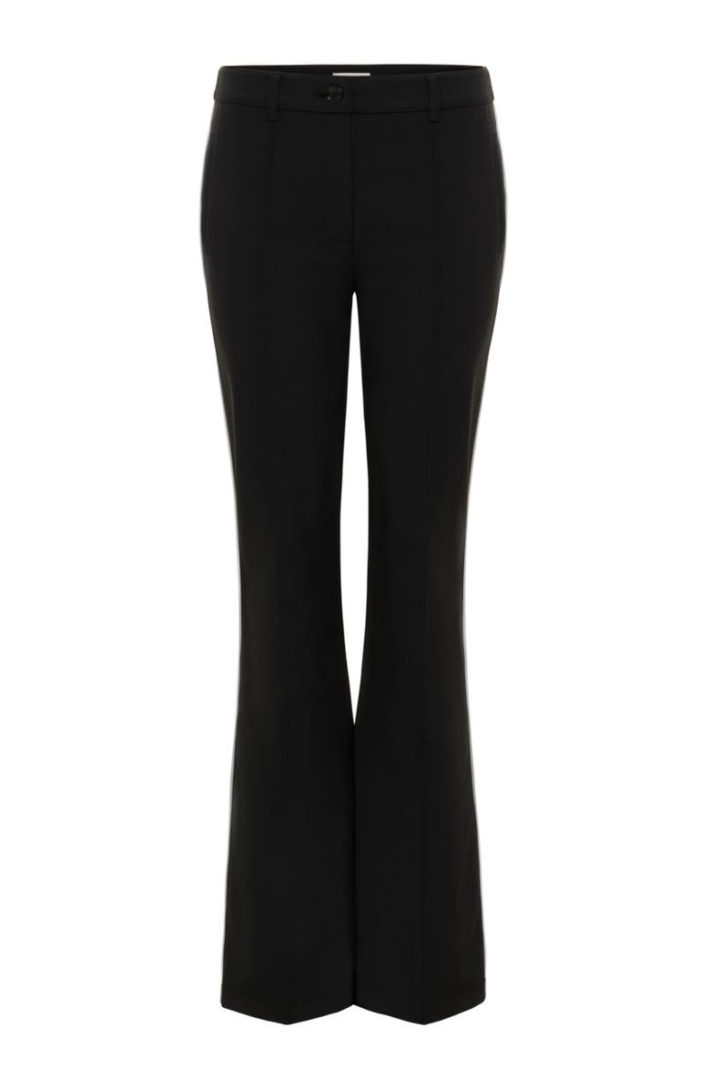 Anatomie Winny Stripe Performance Twill Bootcut Pant, Alternate, color, Black/White