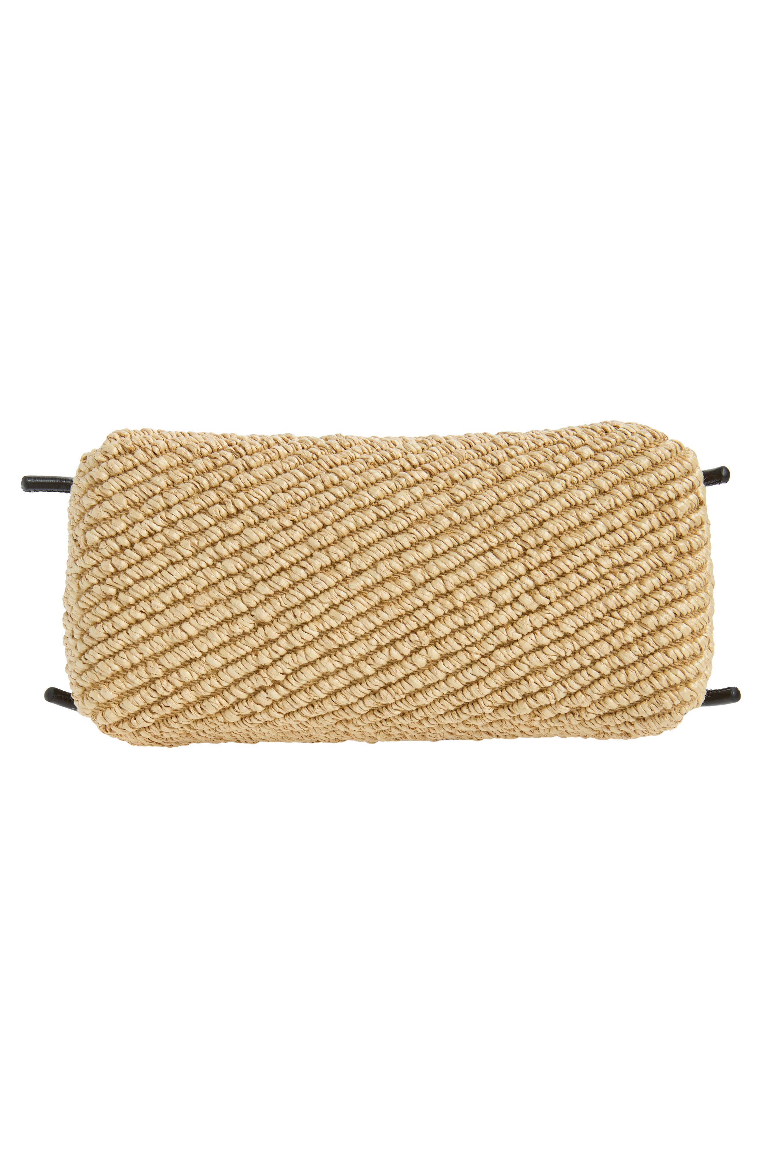 Mini Concert Intrecciato Crossbody Bag, Alternate, color, NATURAL/ ESPRESSO-G