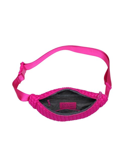 Sol And Selene Aim High Belt Bag In Fuchsia