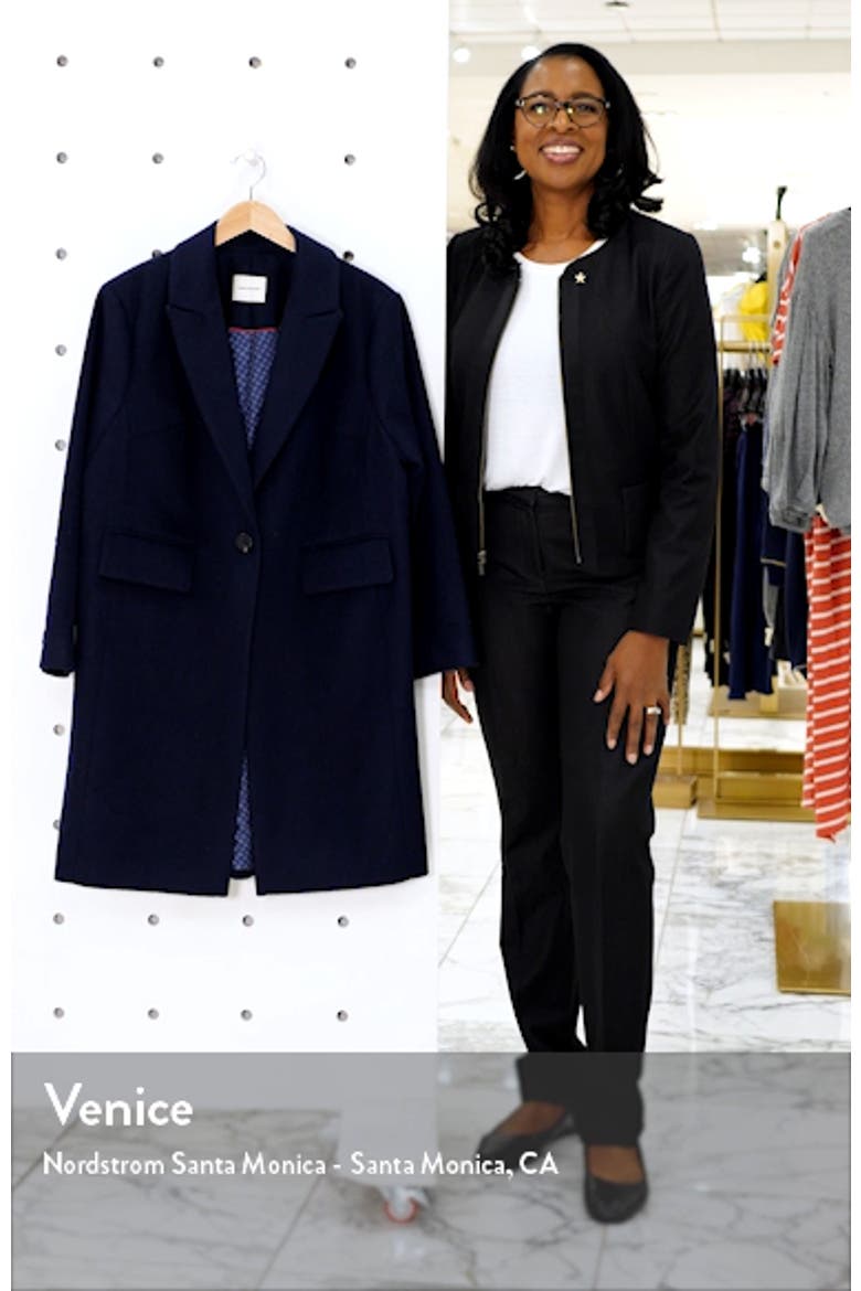 One-Button Plush Topper Coat video