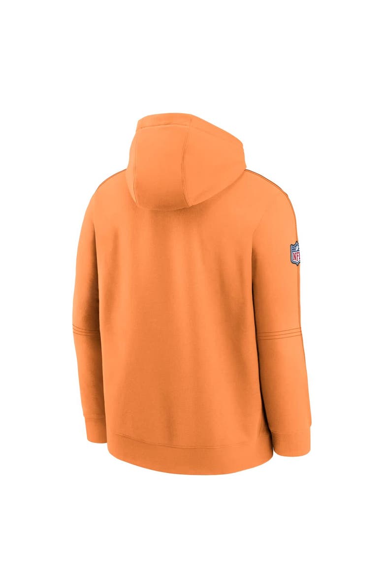 Nike Men's Nike Orange Tampa Bay Buccaneers Throwback Logo Club Tri-Blend Pullover Hoodie, Alternate, color, Orange