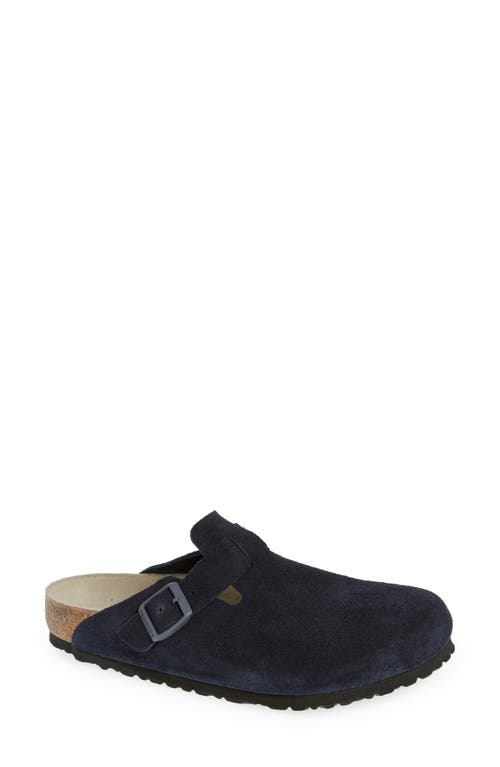 Birkenstock Boston Clogs Midnight In Blue