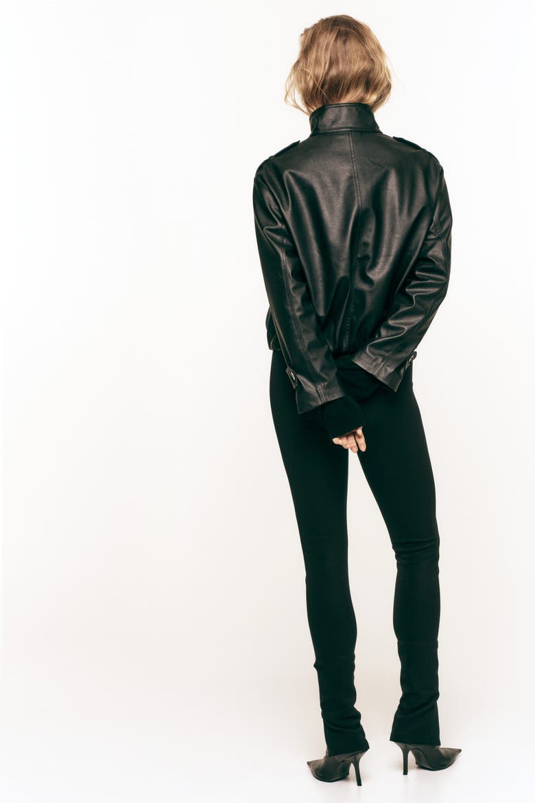 Zip-hem Leggings, Alternate, color, Black