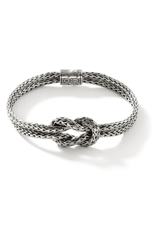 JOHN HARDY JOHN HARDY LOVE KNOT BRACELET, GOLD, STERLING SILVER, 3.5MM