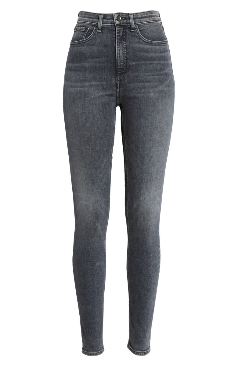 rag & bone Jane Super High Waist Skinny Jeans, Alternate, color, 