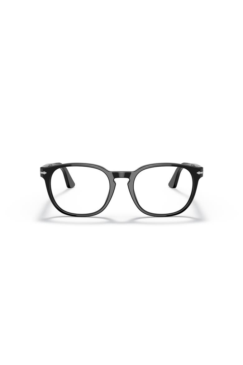 52mm Round optical glasses, Alternate, color, Black