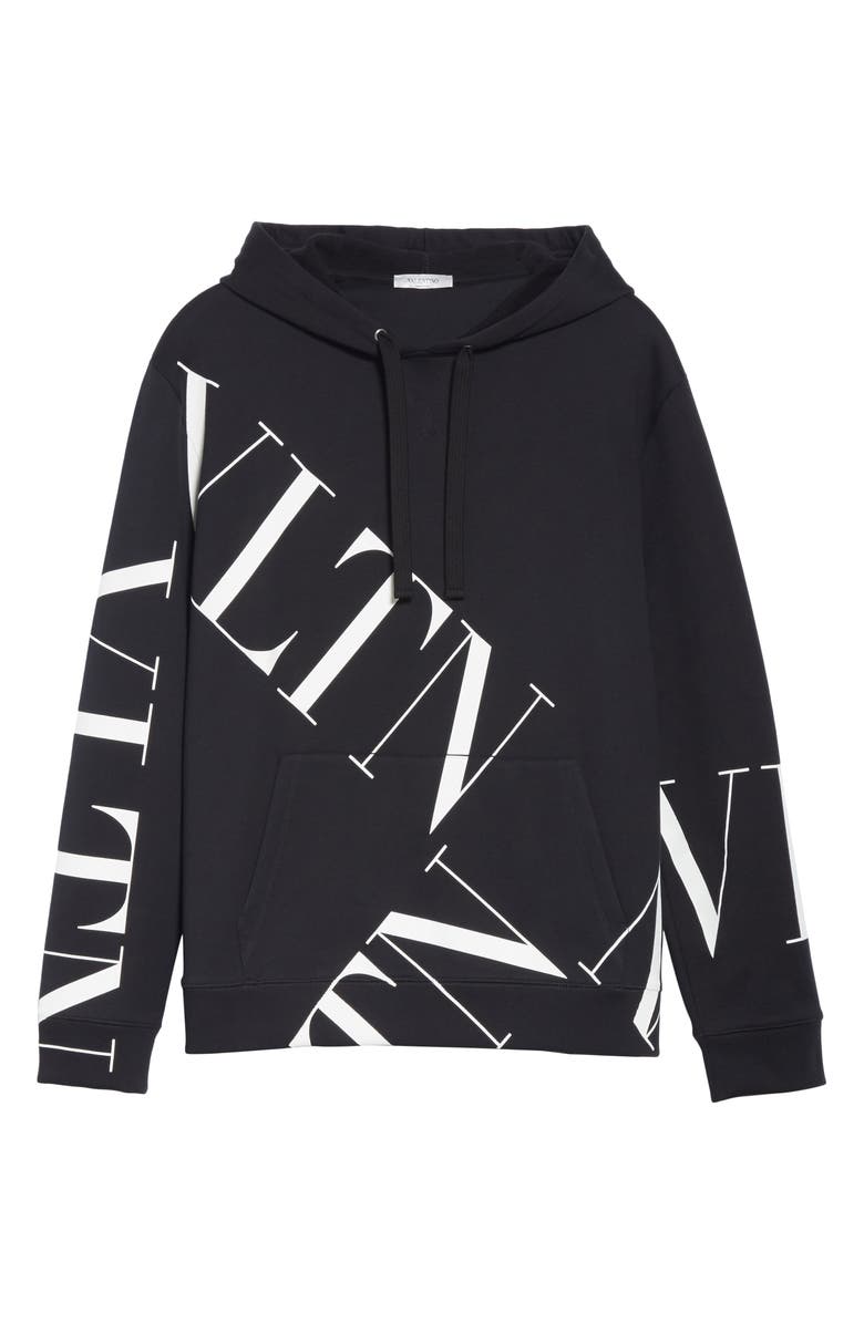 Valentino VLTN Print Hoodie, Alternate, color, 
