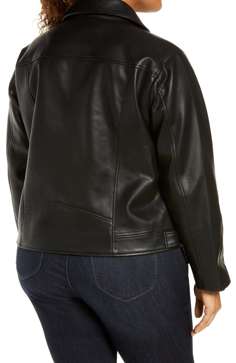 BLANKNYC Faux Leather Moto Jacket, Alternate, color,