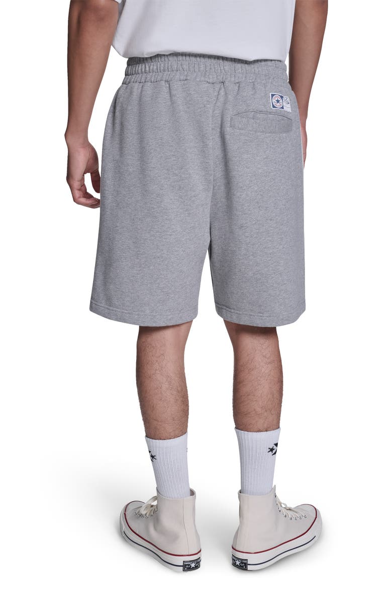 Converse Chuck Taylor Sweatshort, Alternate, color, Vintage Grey Heather