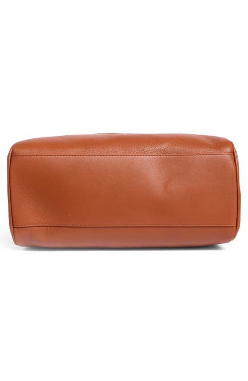 Valentino By Mario Valentino Angelina Signature Leather Shoulder Bag In Brown