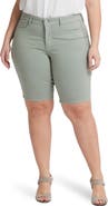 NYDJ Briella Floral Print Bermuda Shorts