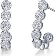 Lafonn Simulated Diamond Half Hoop Earrings