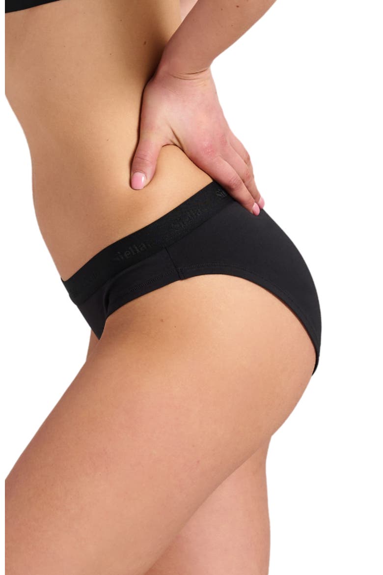 Organic Cotton Bikini, Alternate, color, Black
