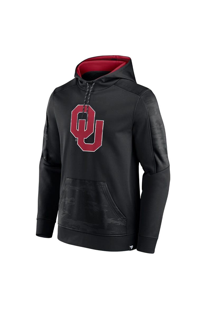 Men's Fanatics Branded Black Oklahoma Sooners On The Ball Pullover Hoodie, Alternate, color, Black