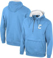 COLOSSEUM Men's Colosseum Light Blue Columbia University Team Half-Zip Pullover Hoodie