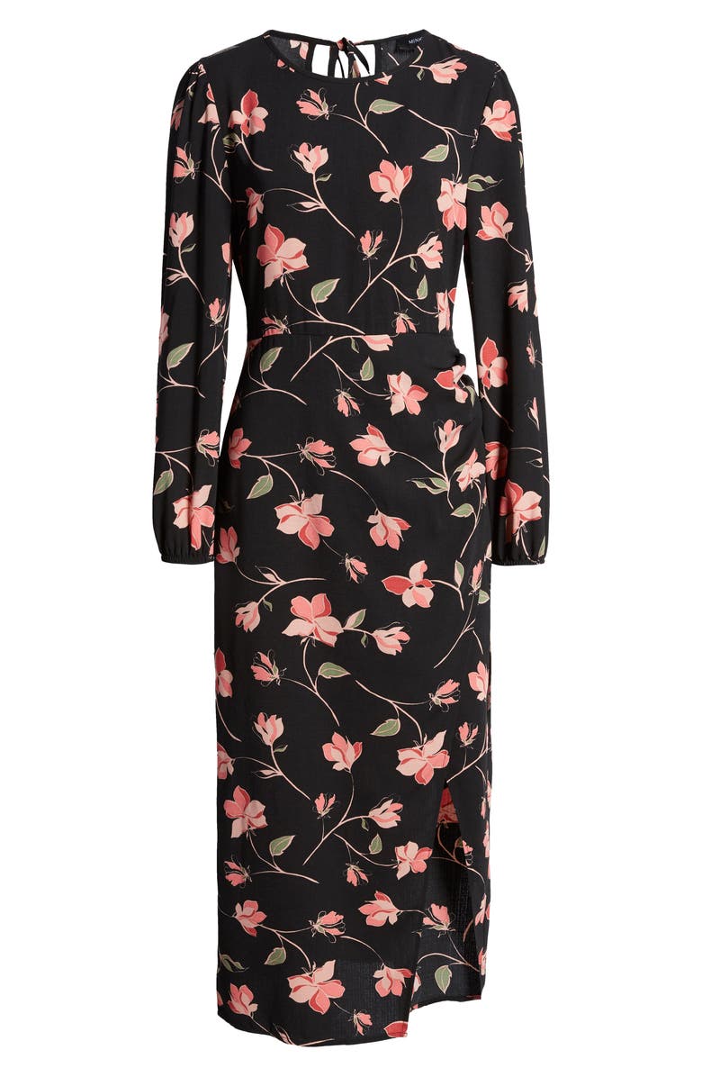 MINKPINK Magnetic Love Long Sleeve Midi Dress, Alternate, color, 