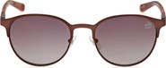 Timberland 53mm Polarized Round Sunglasses
