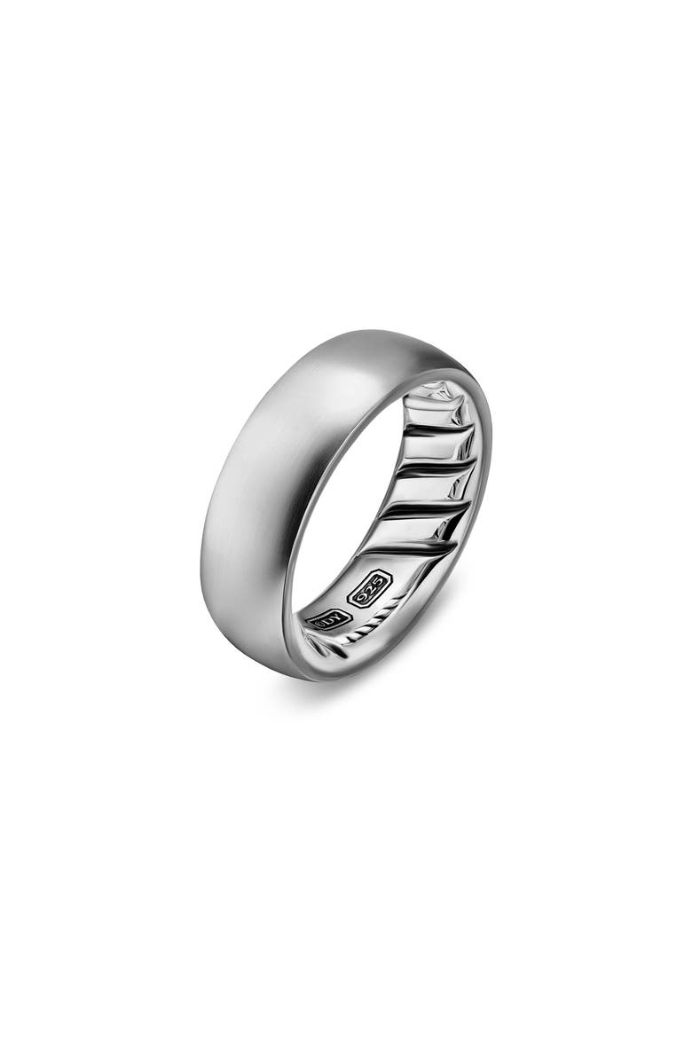 Streamline Band Ring in Sterling Silver, 7.6mm, Alternate, color, SILVER