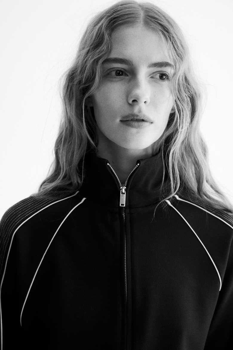 Track Jacket, Alternate, color, Dark brown