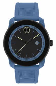Movado Bold TR90 Silicone Strap Watch, 42mm