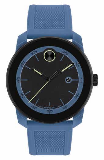 Movado Bold TR90 Silicone Strap Watch, 42mm