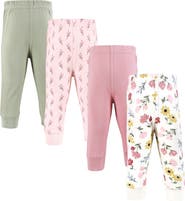 Hudson Baby 4Pk Collection of Versatile Pants Bottoms