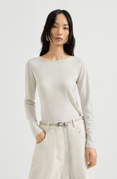 Cashmere and silk Sparkling sweater