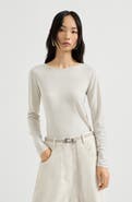 Brunello Cucinelli Cashmere and silk Sparkling sweater