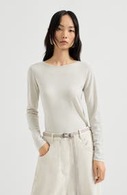 Brunello Cucinelli Cashmere and silk Sparkling sweater