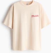 H&M Oversized Print-motif T-shirt