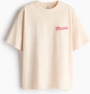 H&M Oversized Print-motif T-shirt